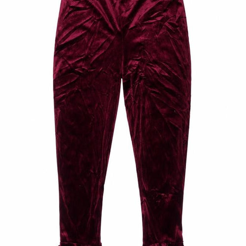 Boohoo Womens Purple   Trousers  Size 6 L22 in