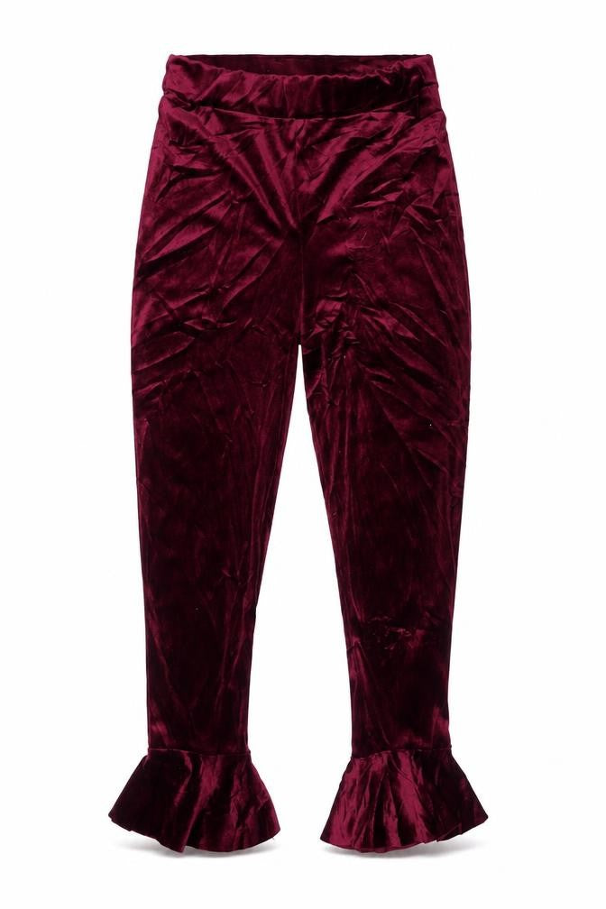 Boohoo Womens Purple   Trousers  Size 6 L22 in