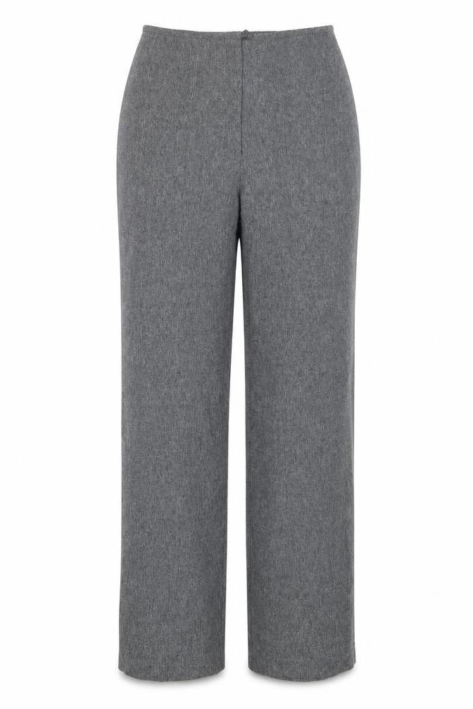 Front view of George women’s grey trousers, size UK 12, 27-inch leg