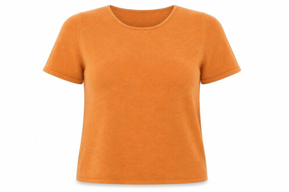 Soon Womens Orange  Knit Pullover Jumper Size 16