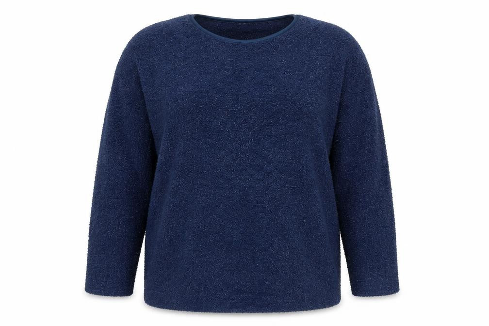Front view of Mackays Blue jumper, size XL