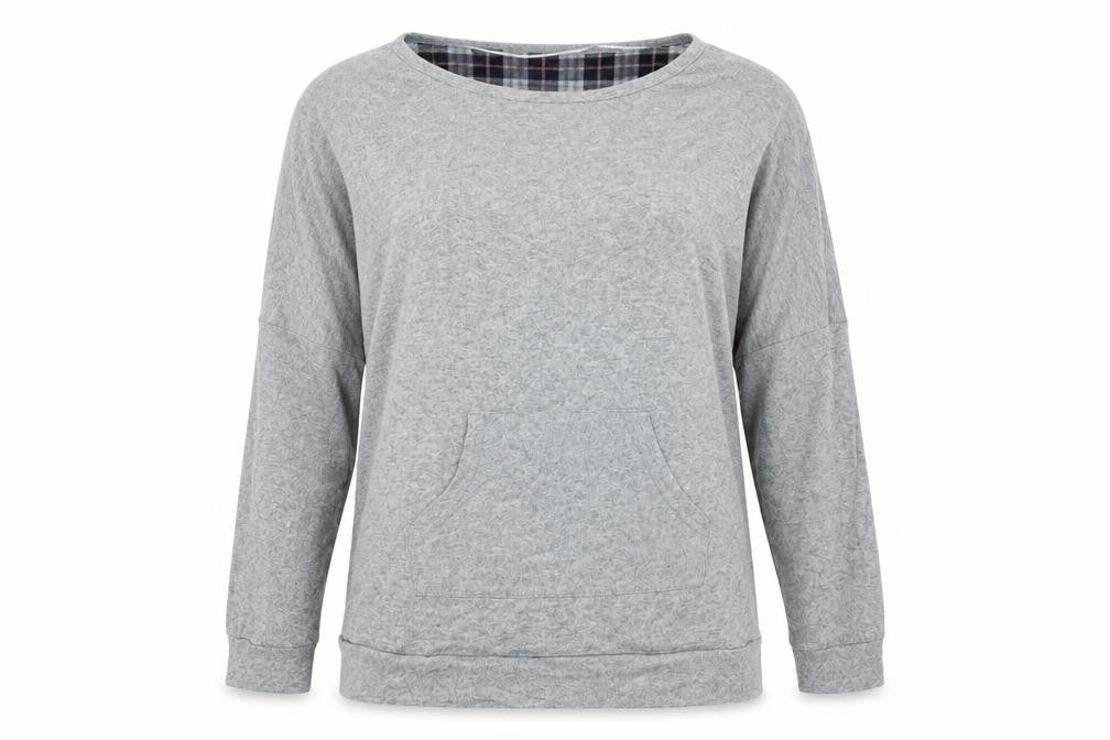 Front view of Primark women’s grey jumper, size XL