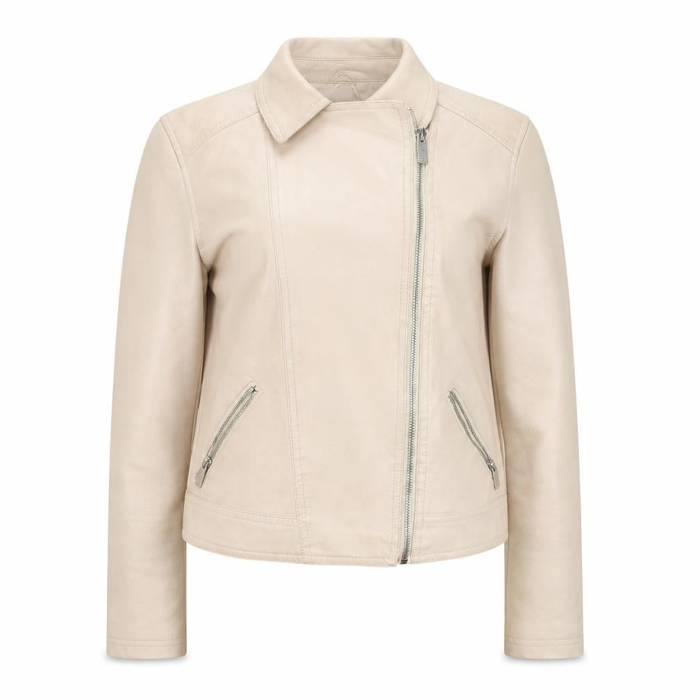 Front view of New Look women’s pink jacket coat, size UK 10