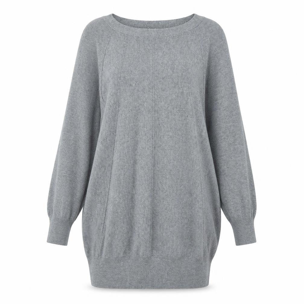 Front view of Kaliko women’s grey fit & flare, size M