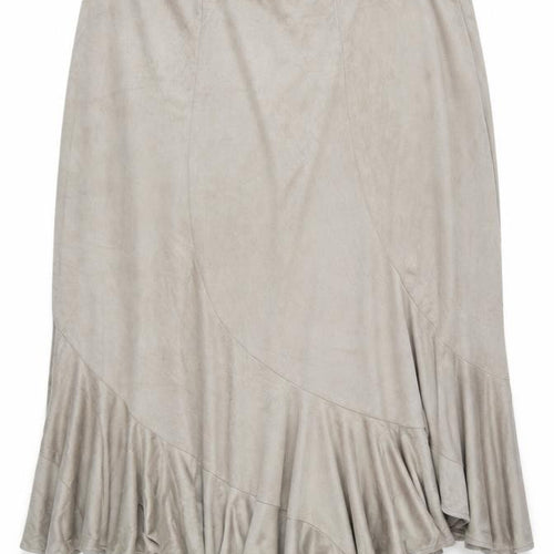 Damart Womens Beige   Trumpet Skirt Size 22
