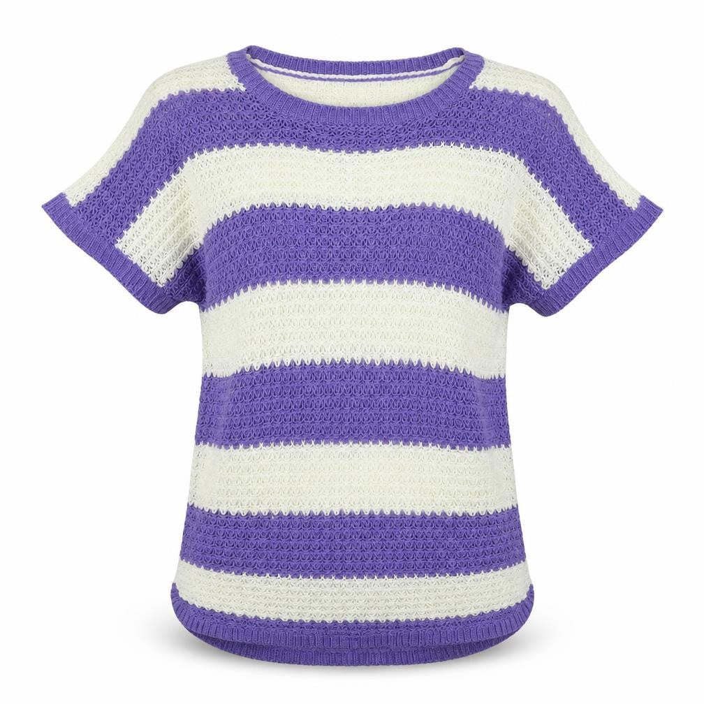Front view of Intuition women’s multicoloured knit jumper, size UK 10