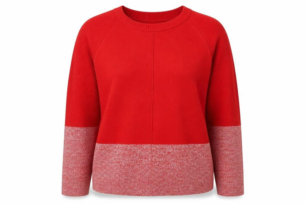 Next Womens Red  Knit Pullover Jumper Size M