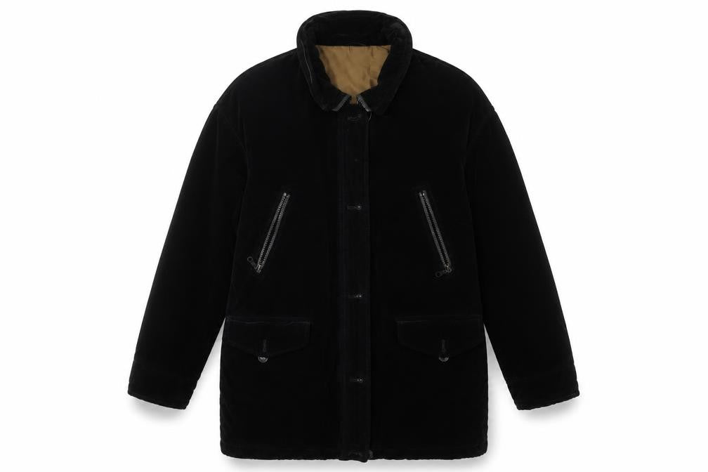 Front view of Marks & Spencer women’s black jacket, size UK 12