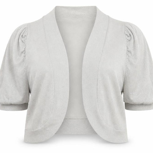 Glamorosa Womens Silver   Cardigan Jumper Size 20
