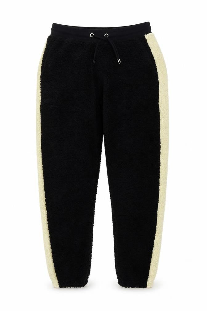 Front view of ASOS women’s black trousers, size M, 27-inch leg