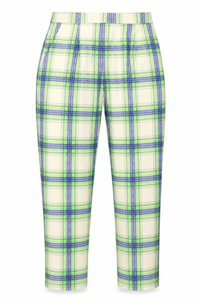 ASOS  Womens Beige Check  Trousers  Size 30 in L25 in