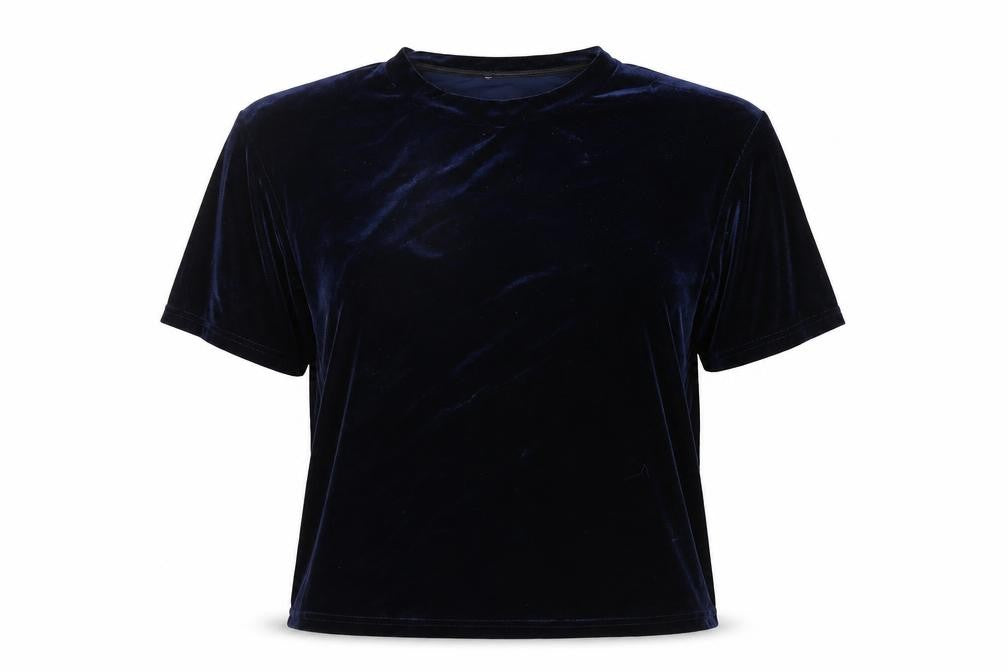 Front view of Light Before Dark women’s blue jumper, size S