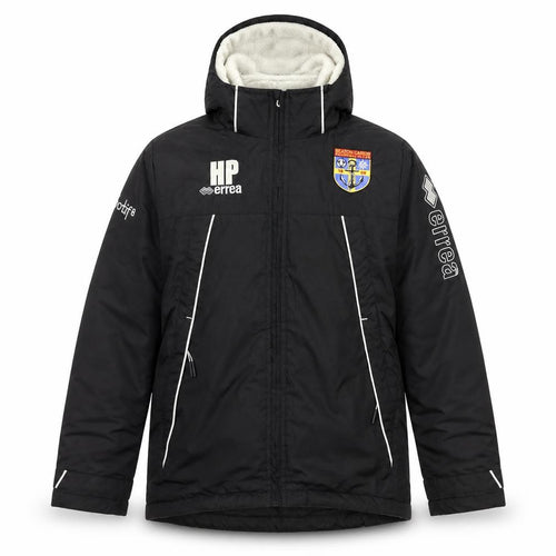 Errea Mens Black   Jacket Coat Size 2XS  - CAREW FC
