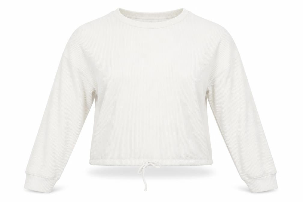 Front view of Primark women’s white jumper, size M