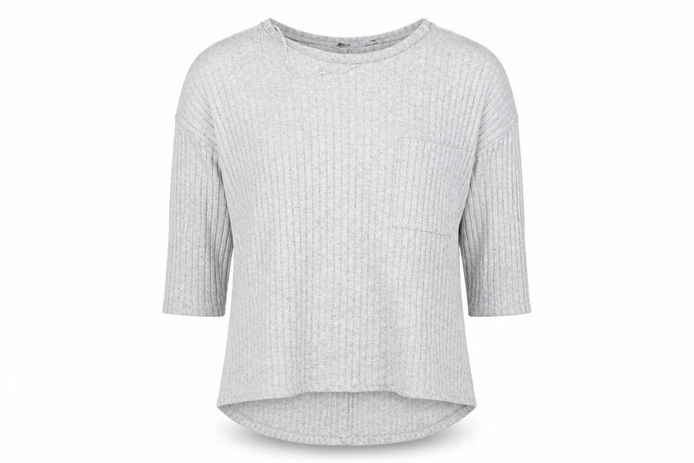 Front view of Primark women’s grey jumper, size XS