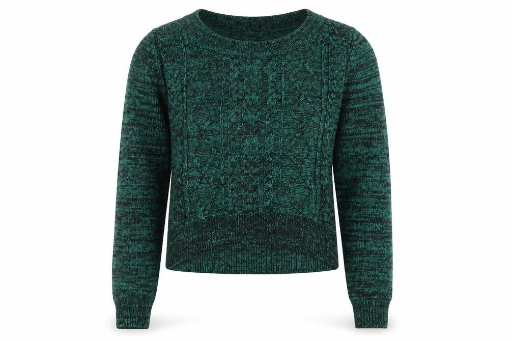 H&M Womens Green   Pullover Jumper Size 4
