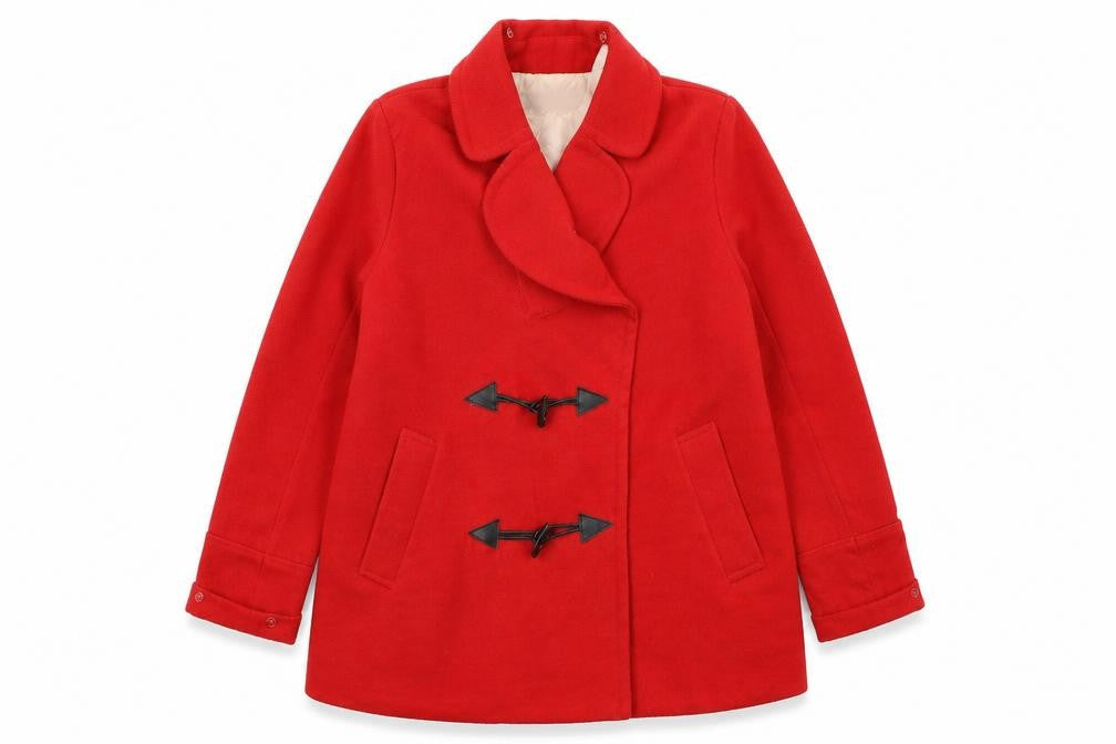 Front view of Artist Taste women’s red jacket, size L