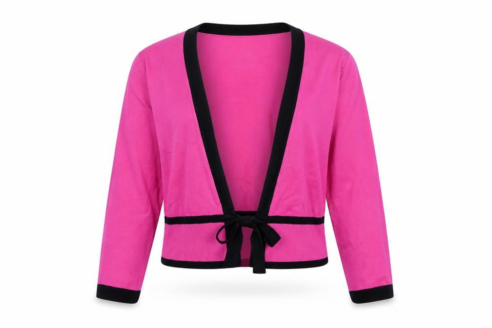 Front view of Country Casuals women’s pink jacket, size L