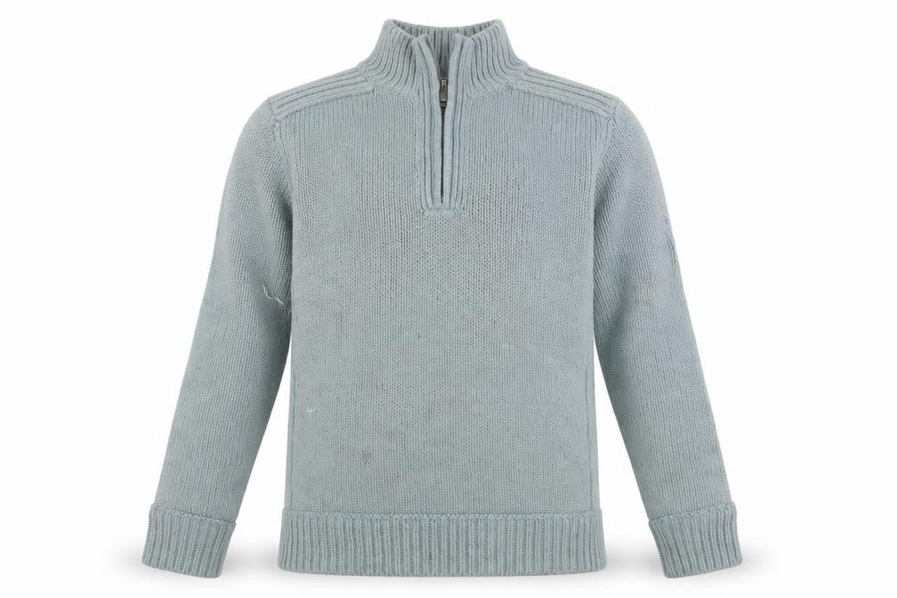 Front view of Next men’s green pullover sweatshirt, size S