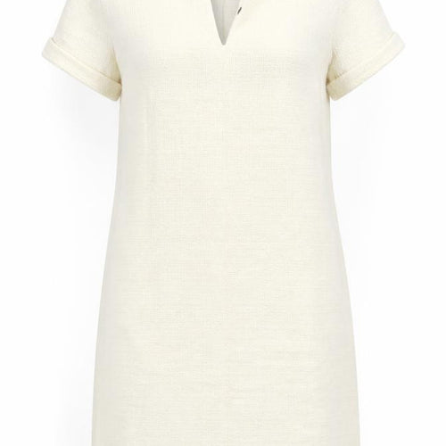 LAURA CLEMENT Womens White   Jumper Dress  Size 8