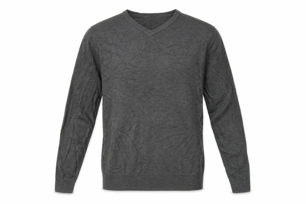 Front view of George men’s grey jumper, size M