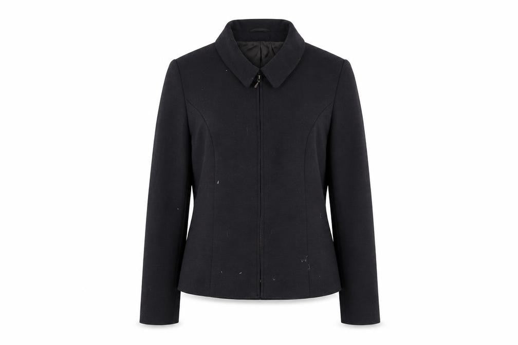 Front view of Kaliko women’s green jacket, size UK 12