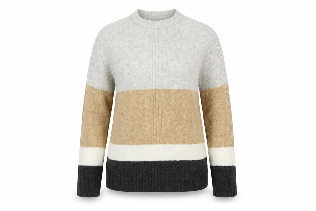 Front view of Marks & Spencer women’s multicoloured jumper, size S