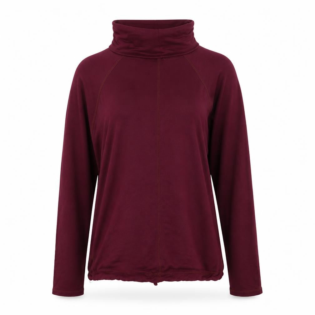Front view of Next women’s purple pullover sweatshirt, size UK 14