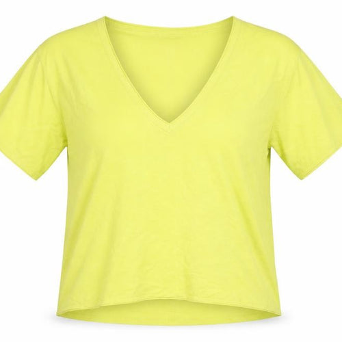 Cole Brooke by Windsmoor Womens Green  Knit Basic Blouse Size M  - Lime Green / Yellow