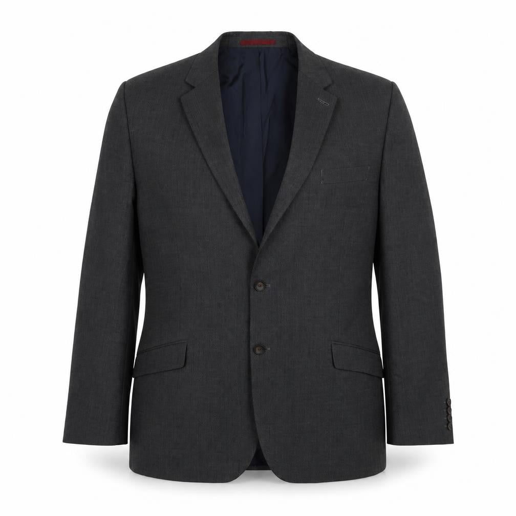 Front view of Marks & Spencer women’s grey jacket suit jacket, size UK 46
