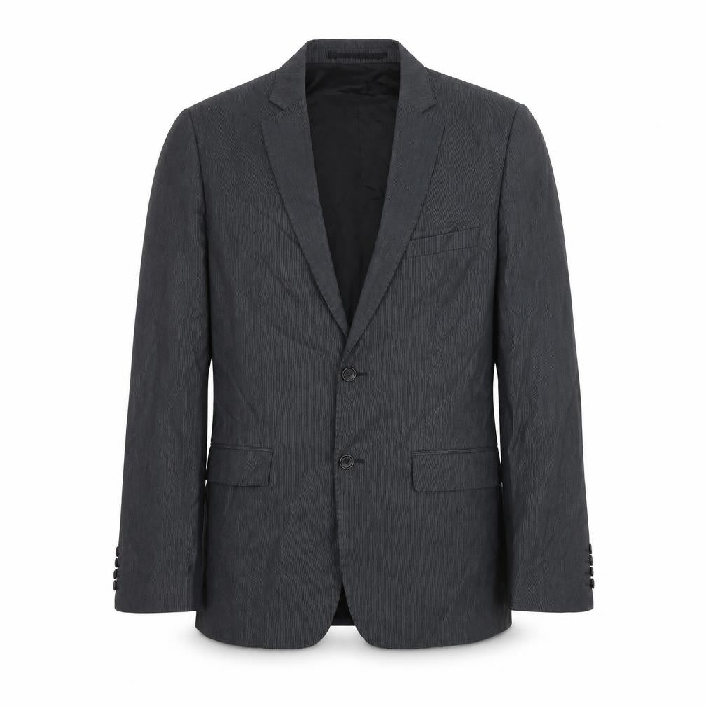Front view of Zara men’s black jacket suit jacket, size 38