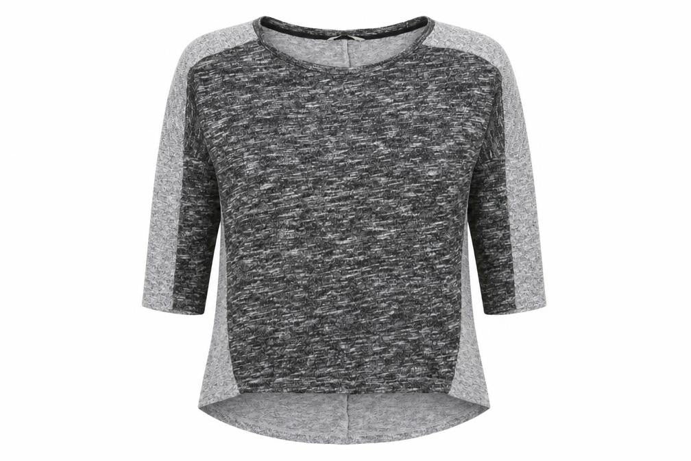 Front view of Tu women’s grey jumper, size UK 14