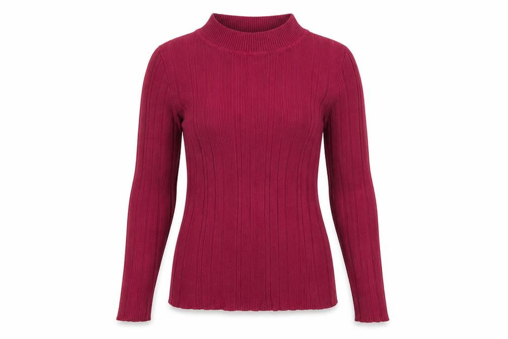 Front view of Atmosphere women’s pink jumper, size UK 10