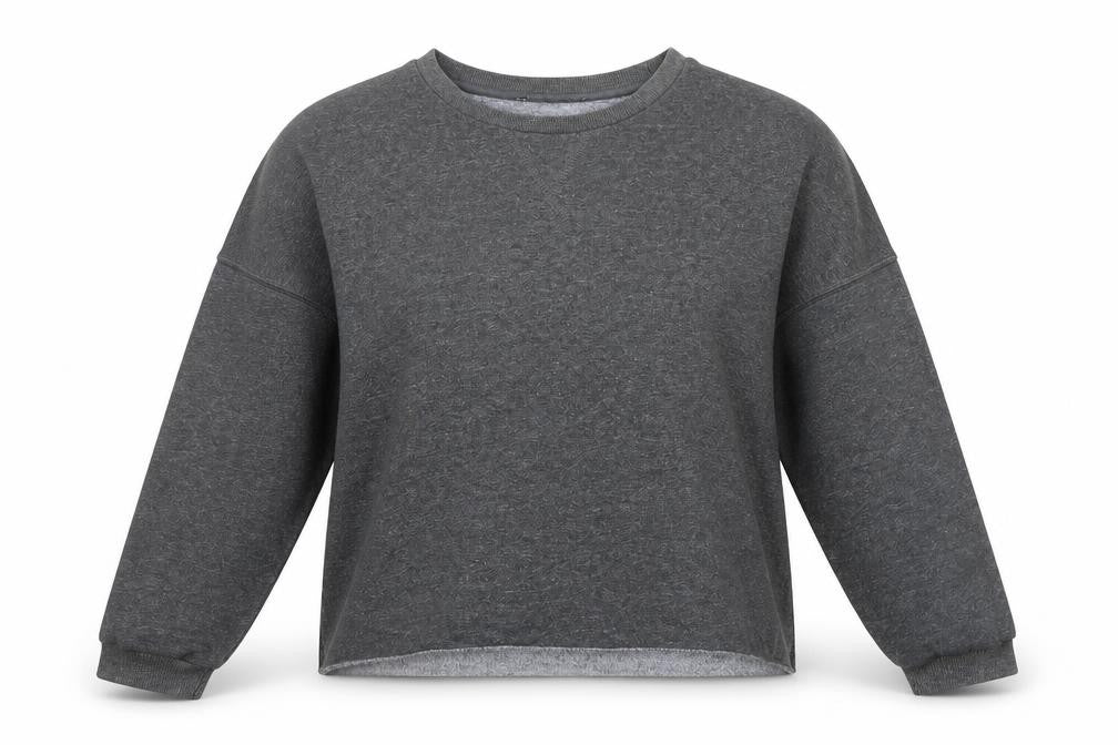 Front view of Primark women’s grey jumper, size M