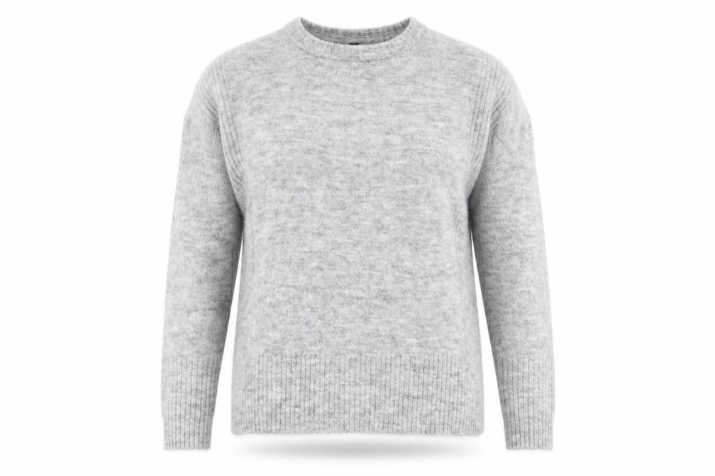 Front view of Divided women’s grey knit jumper, size S