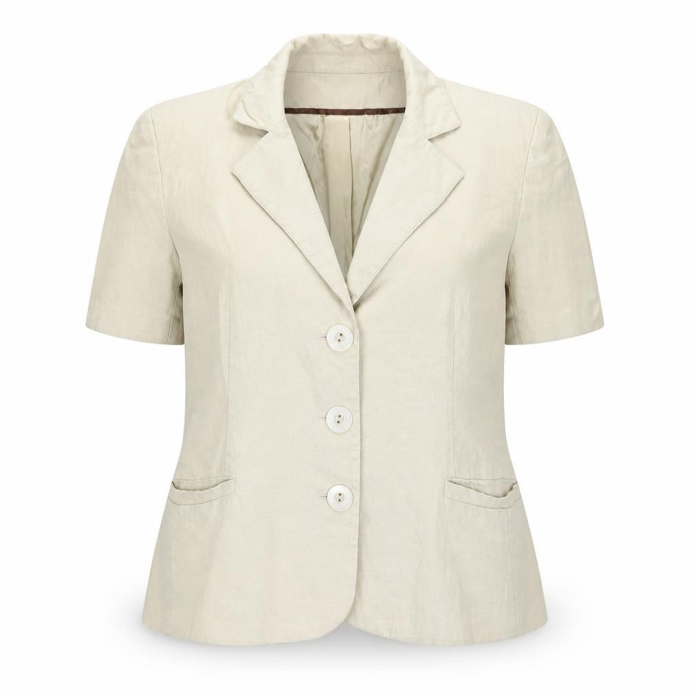 Front view of Klass women’s grey jacket blazer, size UK 14