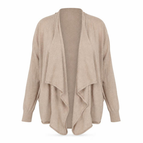 Papaya Womens Beige  Knit Cardigan Jumper Size L