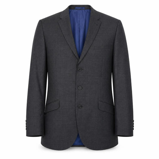 Front view of Next men’s grey jacket suit jacket, size 42