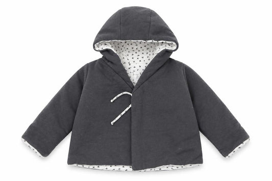 Front view of Preworn Baby Grey Jacket, size 18, Months