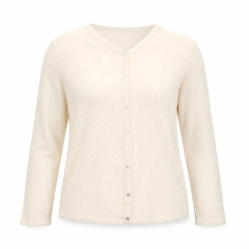 Bonmarché Womens Beige  Knit Cardigan Jumper Size M