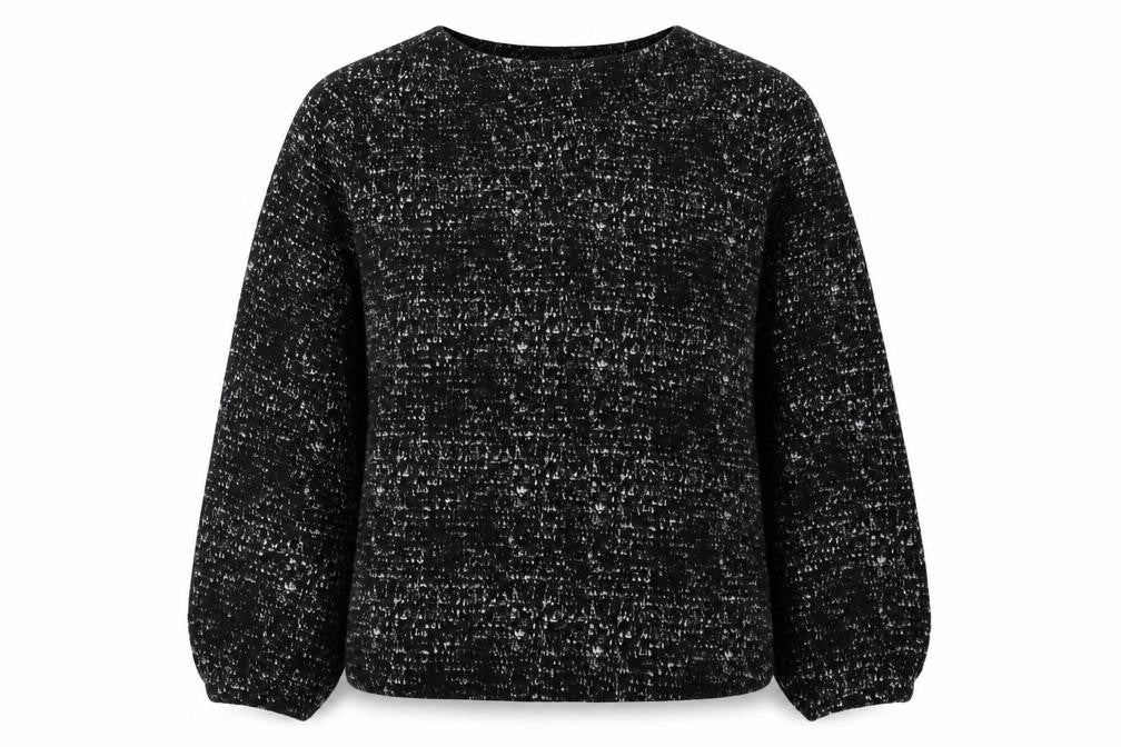 Front view of Rachel Zoe women’s black jumper, size XL