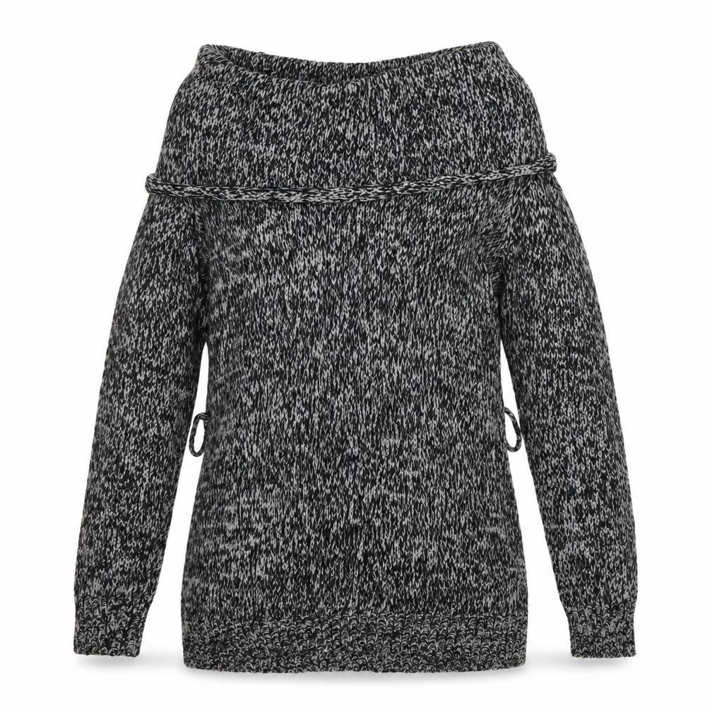 Front view of Next women’s grey jumper, size UK 12