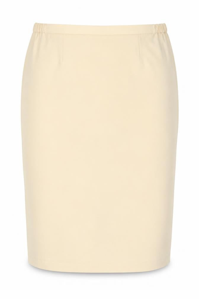 Preworn Womens Beige   Straight & Pencil Skirt Size 24