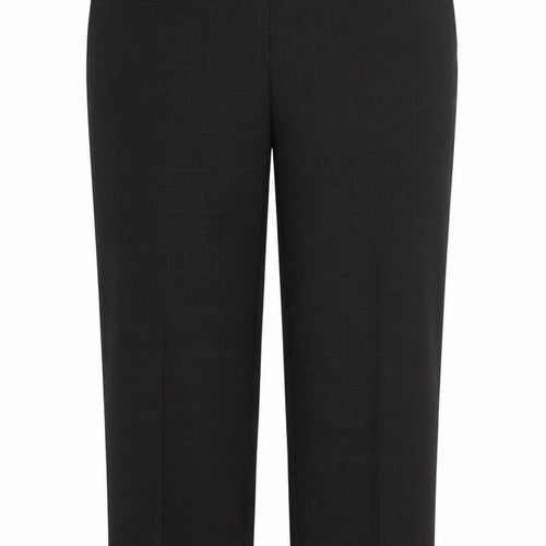 Marks and Spencer Womens Black Check  Trousers  Size 18 L26 in - Pink