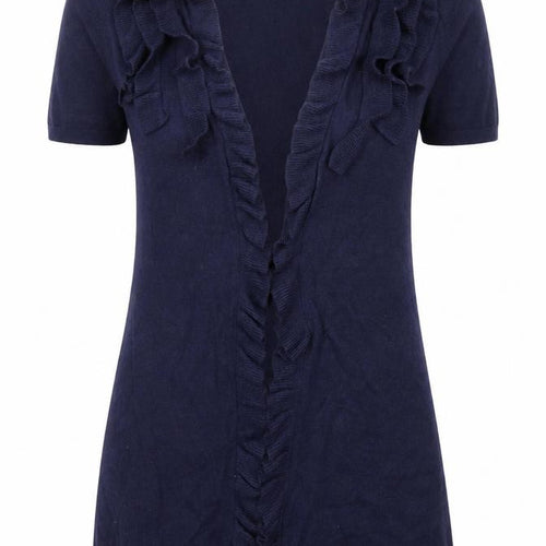 Marks and Spencer Womens Blue  Knit Cardigan Jumper Size 8