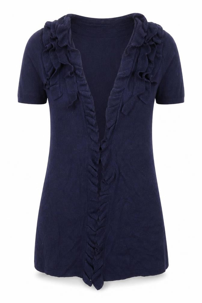 Marks and Spencer Womens Blue  Knit Cardigan Jumper Size 8