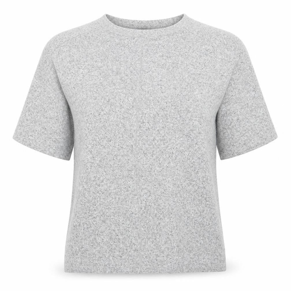Front view of Marks & Spencer women’s grey jumper, size UK 10