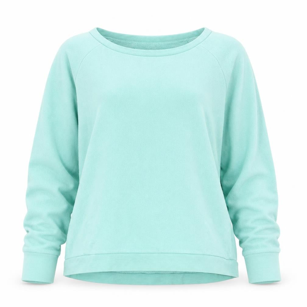 Front view of Rubbish women’s green jumper, size M