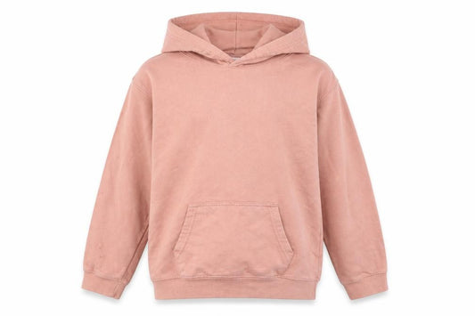 Just Hoods Girls Pink  Jersey Pullover Hoodie Size 12-13 Years