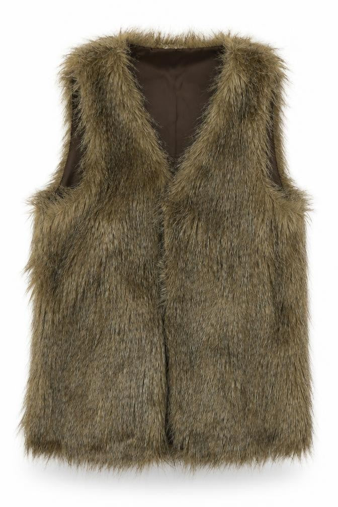 Front view of Avenue women’s brown jacket coat, size UK 8